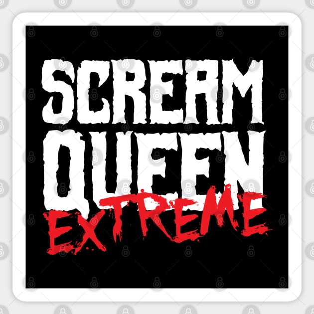 Scream Queen Extreme Sticker by MacMarlon